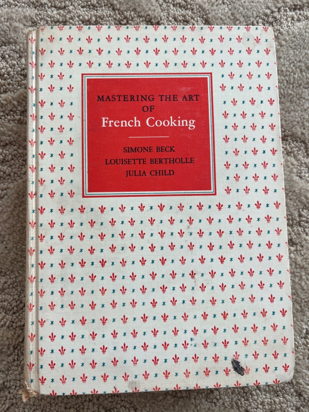 Mastering the Art of French Cooking - Red & White Cover 1965 Edition